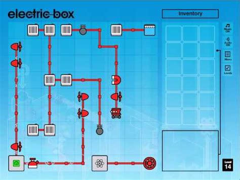 electric box game level 14 solution|Electric.